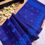 Blue Soft Dhakai Jamdani Sare