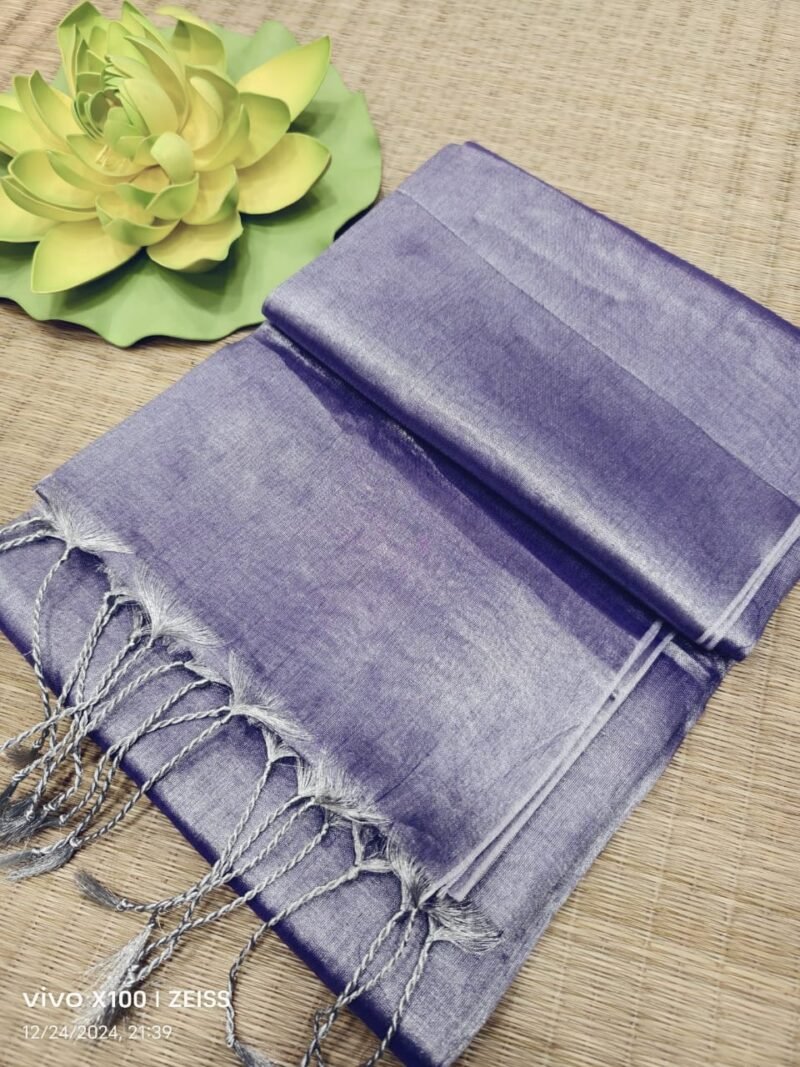 Dusk Soft Cotton Silk Sari With Blouse Piece