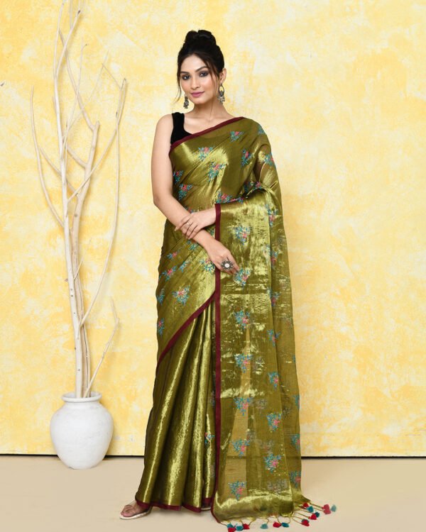 Himalaya Soft Tissue Handloom Saree