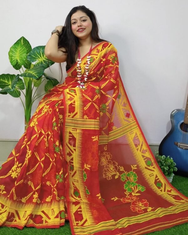Jasper Lota Cross Jamdani Sari