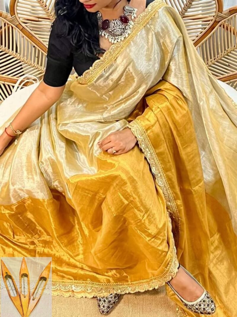 Mushroom Soft Cotton Silk Saree