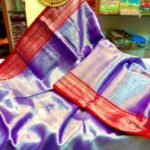 Royal Purple Soft Handloom Cotton Silk Saree