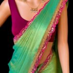 Seaweed Green Soft Cotton Silk Saree