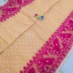 Shiuli Soft Burly Wood Jamdani Sare