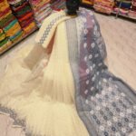 Vanilla Soft Dhakai Jamdani Saree