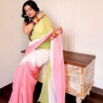 White Sweet Pink Soft Cotton Silk Saree
