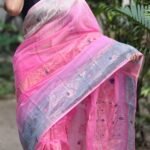 Ganga Jamuna Soft Persian Pink Jamdani Saree