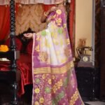 Golap Par Soft Off White Jamdani Saree