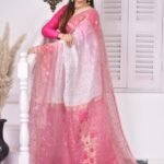 White Soft Dhakai Jamdani Saree