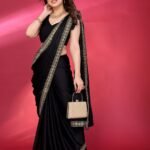 Archna Soft Satin Chiffon / Georgette Saree