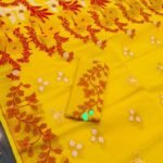 Light Yellow Soft Dhakai Jamdani Saree