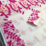 White Soft Dhakai Jamdani Saree