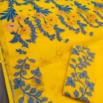 Yellow Soft Dhakai Jamdani Saree