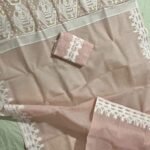 Mushroom Soft Dhakai Jamdani Saree