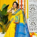 Golden Yellow Soft Dhakai Jamdani Saree