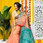 Light Salmon Soft Dhakai Jamdani Saree