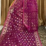 Velvet Soft Joriwork Jamdani Saree