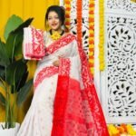 White Soft Dhakai Jamdani Saree