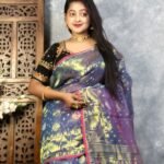 Dusk Soft Joriwork Jamdani Saree