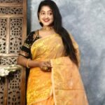 Pale Orange Soft Joriwork Jamdani Saree