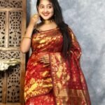 Red Soft Joriwork Jamdani Saree