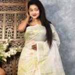 White Rock Soft Joriwork Jamdani Saree